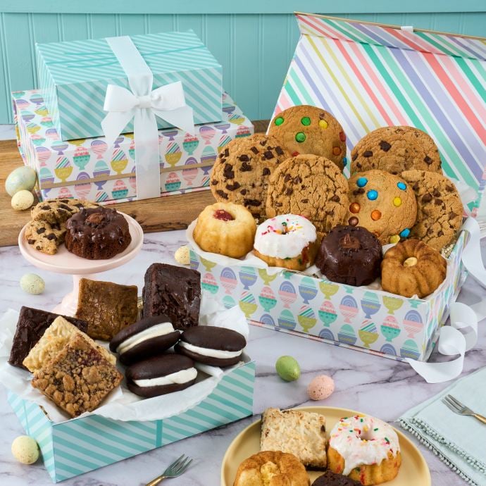 Happy Easter Baked Goods Gift Tower